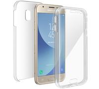Coque Galaxy J3 2017 Protection intégrale avant + arrière Transparent