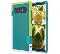 Coque Galaxy Note 8, Note 8 Coque, Jeylly [3] de Couleur Fin Hybride Impact Robuste en TPU Souple et PC Dur Bumper de Protection Antichoc antidérapant Coque pour Samsung Galaxy Note 8 Sm-n950 Vert