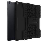 Coque Galaxy Tab A 8.0 2019 Rigide Silicone Antichoc Béquille Support Noir