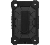 Coque Galaxy Tab A7 Lite Hybride Poignée Rotative Béquille Bandoulière Noir Avizar Noir Noir