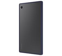 Coque Galaxy Tab A8 10.5 et Film arrière flexible Clear Edge Cover - Bleu marine
