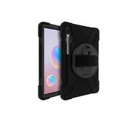 Coque Galaxy Tab S6 10.5 Hybride Poignée Rotative Béquille Support Noir