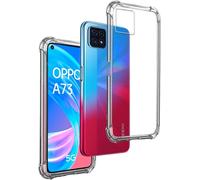 Coque Gel Anti¿Choc Transparente + Verre Trempé Pour Oppo A73 5g / A72 5g / A53 5g - Tpu Haute Résistance, Ultra¿Fine 0,33 Mm, Coins Renforcés