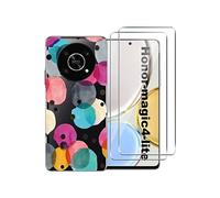 Coque gel fantaisie pour Honor Magic 4 Lite 5G et 2 protections écran verre trempé [Art]