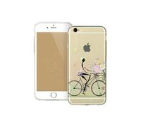 NOVAGO Coque Gel imprimée pour Apple iPod Touch 6 (sortie 2015) Fille à Vélo #2