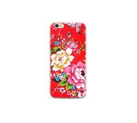 Accessoires audio NOVAGO Coque Gel imprimée pour apple iPod touch 6 (sortie 2015) - Fleur Rouge