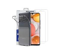Coque gel transparente pour Samsung Galaxy A42 5G et 2 protections écran verre trempé []
