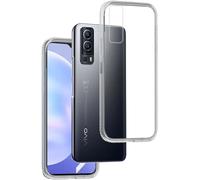 Coque Gel Transparente Ultra-Fine 0,33 Mm Pour Vivo Y72 5g / Y52 5g / Iqoo 73 - Silicone Tpu Hautement Résistant, Flexible Et Anti-Choc + 3 Films Protecteurs