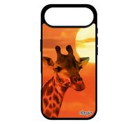 Coque Girafe Pour Iphone 17 Air Silicone Orange Metal Portable Tachet¿ Ciel Afrique 4g Telephone Savane Bumper Design Animaux