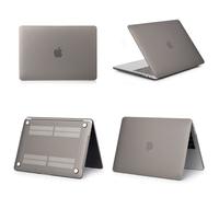 Coque givrée Matte pour MacBook - For M1 Chip Pro 13 A2338 - Gris mat