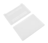 Coque Givrée pour Air 13.3 Pouces, Fixation Clip Transparente | Montage sans outil en quelques secondes, Protection anti-rayures au quotidien, Profil ultra-fin pour le transport, Toucher