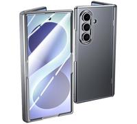 Coque givrée pour Samsung Galaxy Z Fold 8 Ultra - Charnière de protection robuste - Résistante aux chocs - Gris
