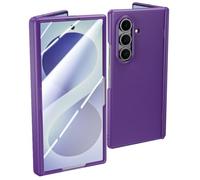 Coque givrée pour Samsung Galaxy Z Fold 8 Ultra - Charnière de protection robuste - Résistante aux chocs - Violet