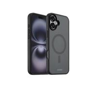 Accezz Coque Givrée Robuste avec MagSafe pour Apple iPhone 16 Plus - Noir