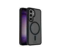 Accezz Coque Givrée Robuste avec MagSafe pour Samsung Galaxy S24 - Noir