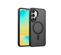 Coque Givrée Robuste avec MagSafe pour Samsung Galaxy S25 FE - Noir