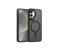 Accezz Coque Givrée Robuste avec MagSafe pour Samsung Galaxy S25 - Noir
