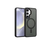 Accezz Coque Givrée Robuste avec MagSafe pour Samsung Galaxy S25 Plus - Noir