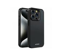Coque Givrée Robuste pour iPhone 15 Pro - Noir
