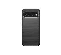 Coque pour Google Pixel 11 Pro XL Effet Métal Brossé avec Contour Caméra Noir