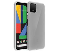 Coque Google Pixel 4 Silicone Gel Flexible Résistant Ultra fine Blanc givré