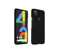 Coque Google Pixel 4A Rigide Finition Tissu Anti-traces Lavable noir