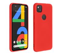Coque Google Pixel 4A Silicone Semi-rigide Finition Soft Touch rouge
