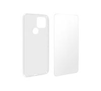 Coque Google Pixel 5 Souple et Film Verre Trempé 9H - transparent