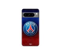 Coque - MANIACASE - Google Pixel 8a Pro - Souple - Noir - PSG Logo coloré
