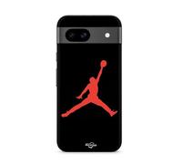 Coque Google Pixel 8a Jordan Logo 23 Nike Basketball Couleur Rouge