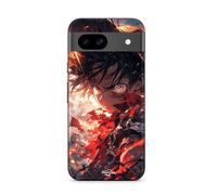 Coque Google Pixel 8a One Piece Luffy Énervé Art Manga Anime Copie