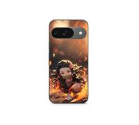 Coque Google Pixel 9 Demon Slayer Nezuko 3D art anime Manga copie