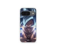 Coque Google Pixel 9 Dragon Ball Z GOKU Ultra instinct face énervé
