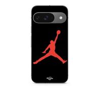 Coque Google Pixel 9 Jordan Logo 23 Nike Basketball Couleur Rouge