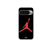 Coque Google Pixel 9 Pro Jordan logo 23 nike basketball couleur rouge