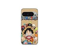 Coque - MANIACASE - Google Pixel 9 Pro - Manga animé One Piece - Souple - Noir