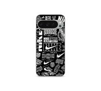 Coque Google Pixel 9 Pro Nike air logo Download Nike Graffiti Noir et blanc