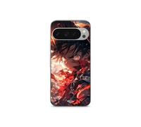 Coque Google Pixel 9 Pro XL One piece Luffy énervé art manga anime copie