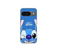 Coque Google Pixel 9 stitch cute ohana stitch bleu front bleu