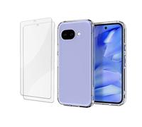 Coque Google Pixel 9a Antichoc Coins Renforces Silicone + 2 Vitres En Verre Trempe Protection Ecran Evetane