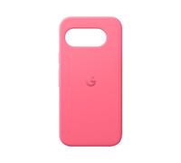 Google Coque Pixel 9a en silicone durable résistante aux taches Pivoine