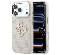 Coque Guess 4G & Big Resin Logo pour iPhone 18 Pro Max / 17 Pro Max, rose