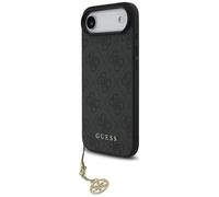 Coque Guess 4G Charms Collection MagSafe Étui pour iPhone 17 Air Noir