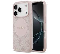 Coque Guess 4G Circle Classic Logo MagSafe pour iPhone 17 Pro - Pink