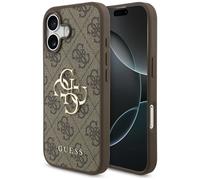 CG MOBILE Guess 4G Grand logo Coque pour iPhone 17 (marron)
