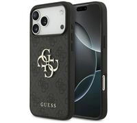 Coque Guess 4G Grand Logo pour iPhone 17 Pro Max Noir