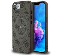 Coque Guess 4G Ring Classic Logo MagSafe pour iPhone 16e - Brown