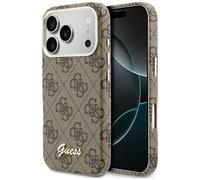 Coque Guess 4G Script MagSafe for iPhone 17 Pro Brown