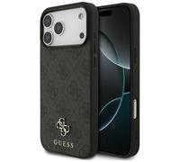 Coque Guess 4G Small Logo Classique MagSafe Étui pour iPhone 17 Pro Max Noir