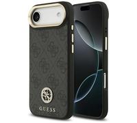 Coque Guess 4G Strass Logo MagSafe pour iPhone 17 Air Noir